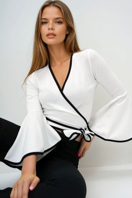 γυναικεία μπλούζα BECHANZA WHITE