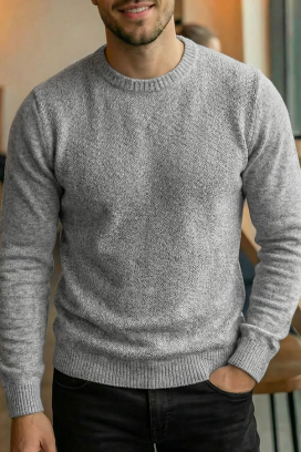 ανδρικό πουλόβερ KARELDO GREY