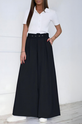 παντελόνι LEVIONZA BLACK