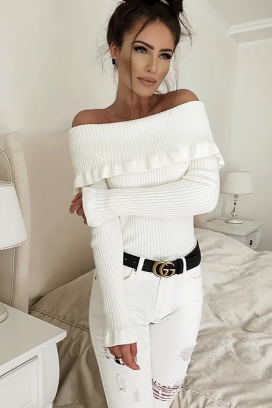 γυναικεία μπλούζα PENSOLDA WHITE