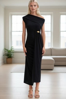 φόρεμα MINORELA BLACK