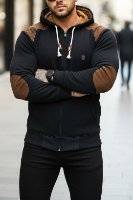 ανδρικό φούτερ ZORFOZO BLACK