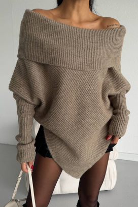 πουλόβερ FIONDELA BEIGE