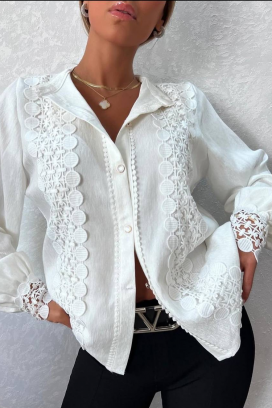 γυναικείο πουκάμισο DAFINDA WHITE