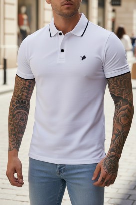 ανδρικό μπλουζάκι MORIFO WHITE