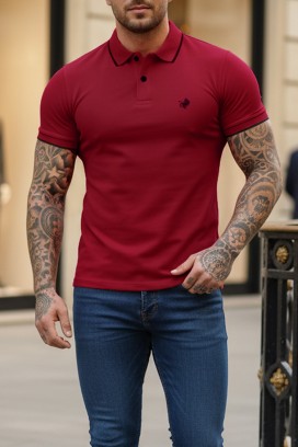 ανδρικό μπλουζάκι MORIFO BORDO