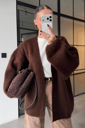 ζακέτα VILONZANA BROWN