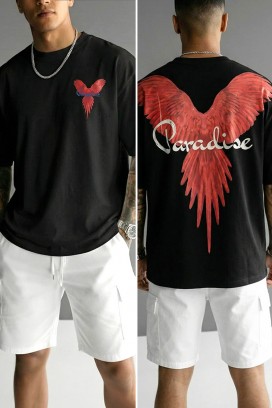 ανδρικό μπλουζάκι PRIZO BLACK