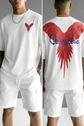 ανδρικό μπλουζάκι PRIZO WHITE