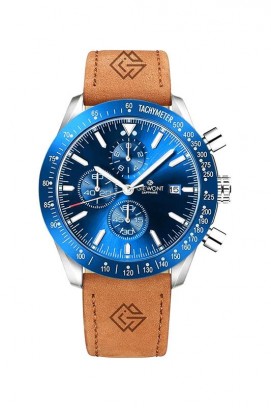 ανδρικό ρολόι Giewont Chronograph Sapphire Blue