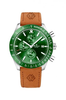 ανδρικό ρολόι Giewont Chronograph Sapphire Green