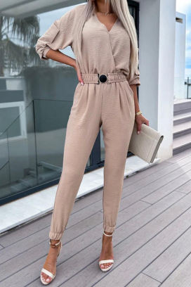 ολόσωμη φόρμα GREVLENZA BEIGE