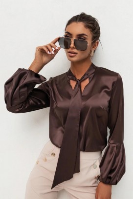 γυναικεία μπλούζα GERZOLDA BROWN