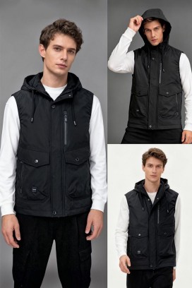 άνδρικό γιλέκο FAMOZO BLACK