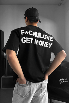 ανδρικό μπλουζάκι FRONZO BLACK