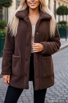 ζακέτα MONTANZA BROWN