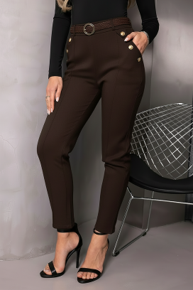 παντελόνι ZIRVELLA BROWN