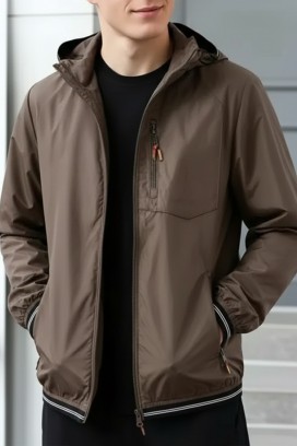 ανδρικό μπουφάν ZORMENFO BROWN