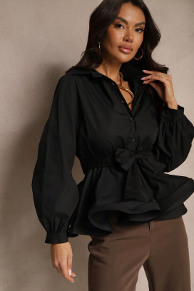 γυναικείο πουκάμισο BIANCA BLACK