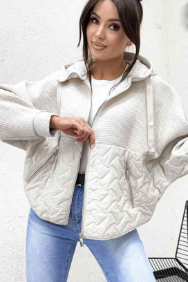 μπουφάν MALEXINA WHITE