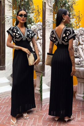 φόρεμα EMPERALZA BLACK