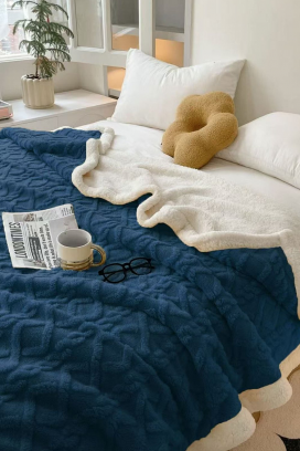 κάλυμμα κρεβατιού ERTIOLJA NAVY 200x220 cm