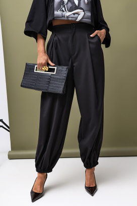 παντελόνι DAVRELZA BLACK