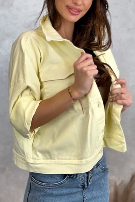 τζιν μπουφάν MOLDENZA YELLOW