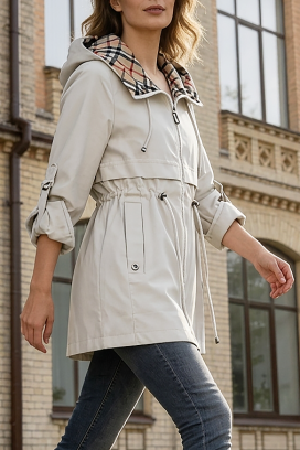 μπουφάν ZAVORIA ECRU