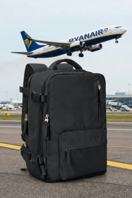 τσάντα χειραποσκευών Ryanair ROLNEZA BLACK