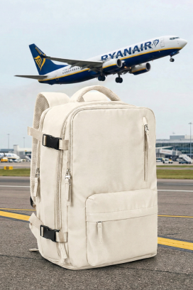 τσάντα χειραποσκευών Ryanair ROLNEZA ECRU