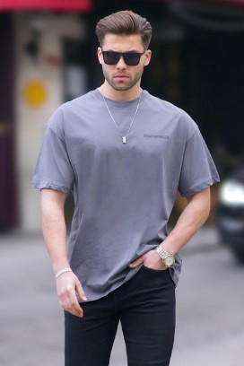ανδρικό μπλουζάκι MOLVENZO GREY