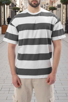 ανδρικό μπλουζάκι RELDONZO GREY