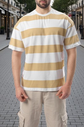 ανδρικό μπλουζάκι RELDONZO BEIGE