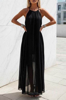 φόρεμα LONZELA BLACK