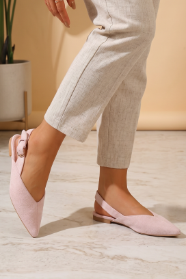 кομψά γυναικεία παπούτσια με μυτερή μύτη ALEDINA PINK