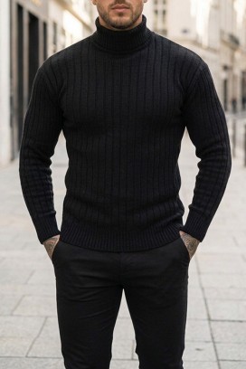 ανδρικό πουλόβερ RACHERO BLACK