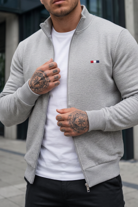 ανδρικό φούτερ NORONO LIGHT GREY
